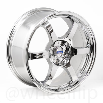 Gram Lights 57DR 18x8.5 +37 5x100 Chrome Plating (SET)