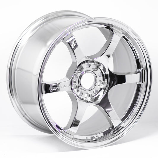 Gram Lights 57DR 17x9 +22 5x114.3 Chrome Plating (SET)