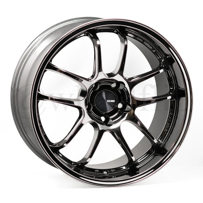 Enkei PF01EVO 18x9.5 +22, 18x10.5 +22 5x114.3 SBK (SET)
