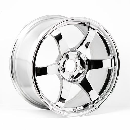 Volk Racing TE37 Saga SL M-Spec 18x9.5 +39 5x114.3 Chrome Plating (SET)