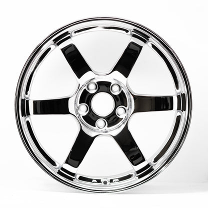 Volk Racing TE37 Saga SL M-Spec 18x9.5 +39 5x114.3 Chrome Plating (SET)