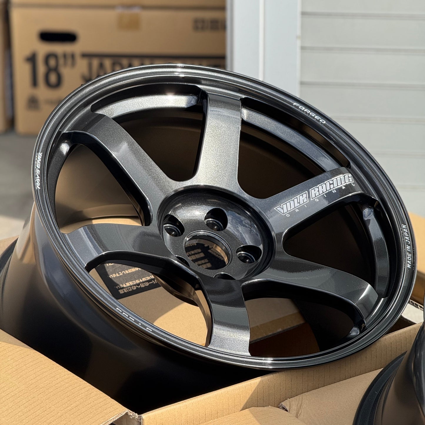 Volk Racing TE37 Saga S-Plus 19x9.5 +25, 19x11 +35 5x112 Diamond Dark Gunmetal (SET)