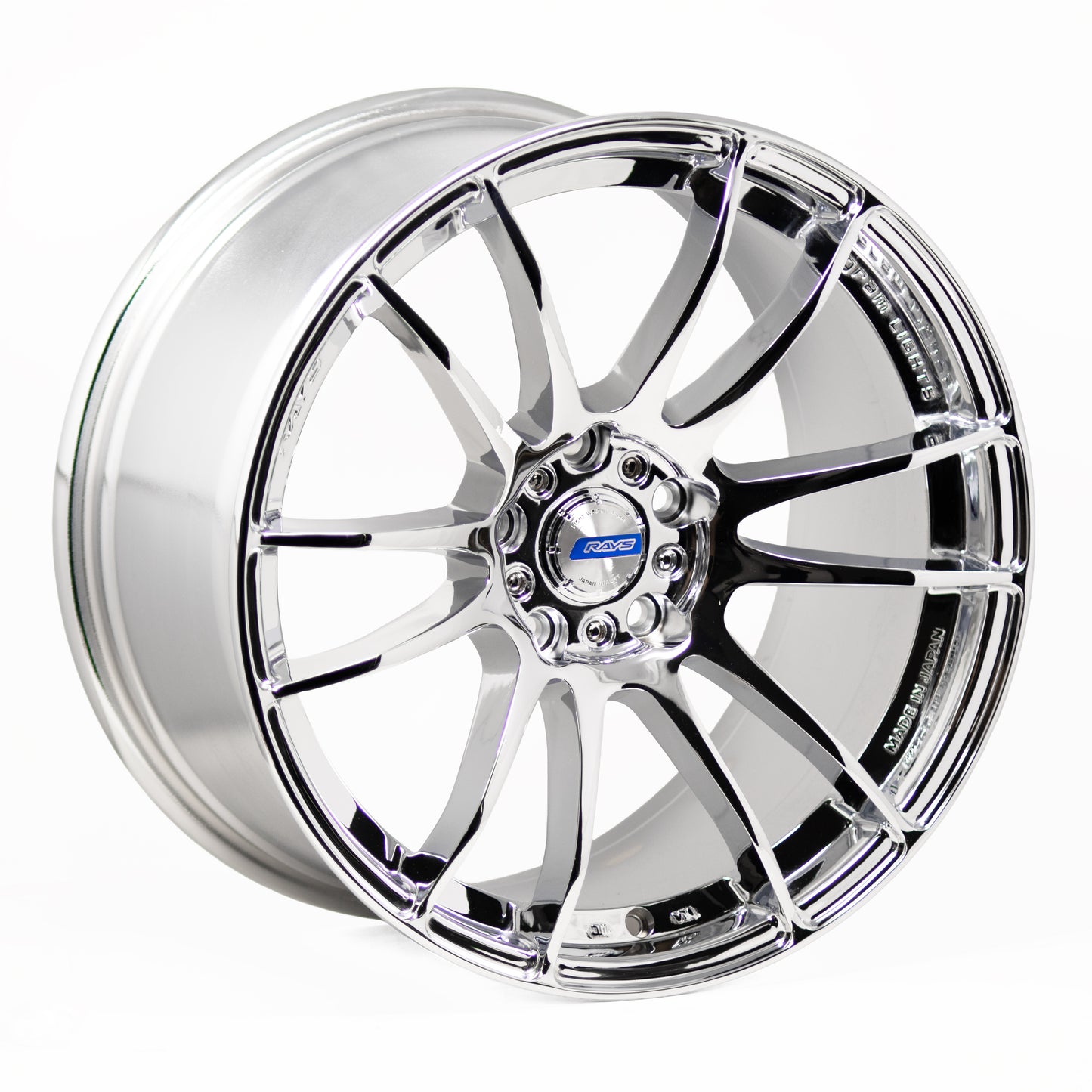 Gram Lights 57Xtreme Spec-D 18x9.5 +38 5x114.3 Chrome Plating (SET)