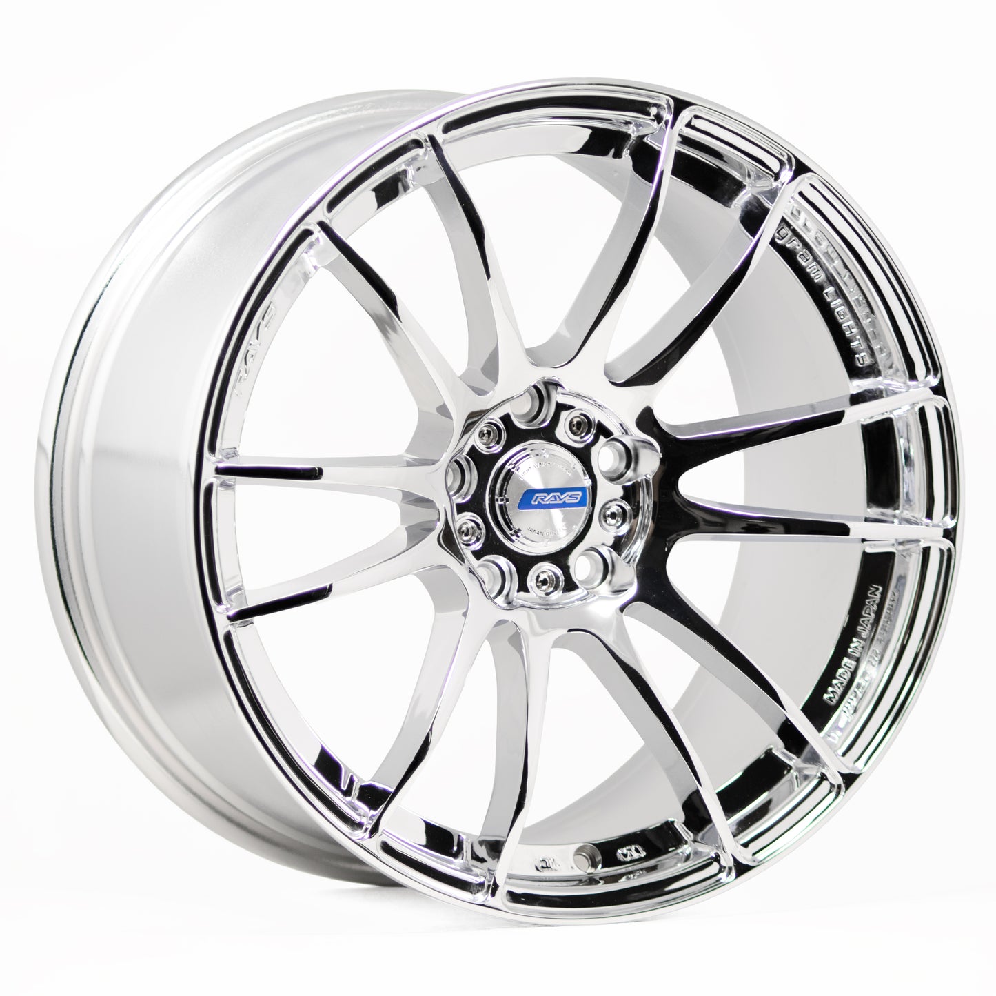 Gram Lights 57Xtreme Spec-D 18x9.5 +38 5x114.3 Chrome Plating (SET)