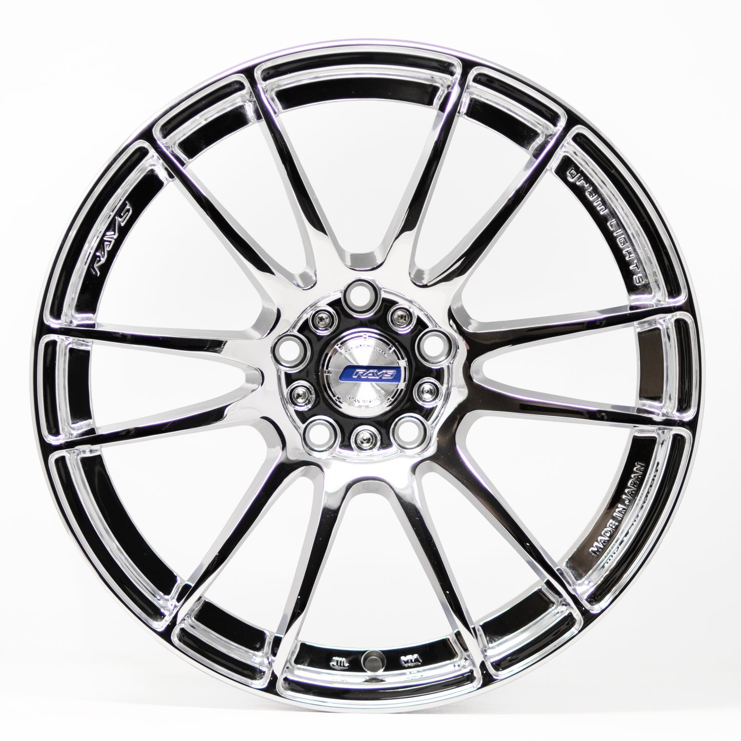 Gram Lights 57Xtreme Spec-D 18x9.5 +38 5x114.3 Chrome Plating (SET)