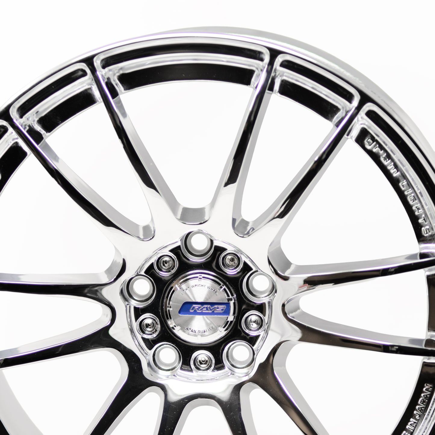 Gram Lights 57Xtreme Spec-D 18x9.5 +38 5x114.3 Chrome Plating (SET)