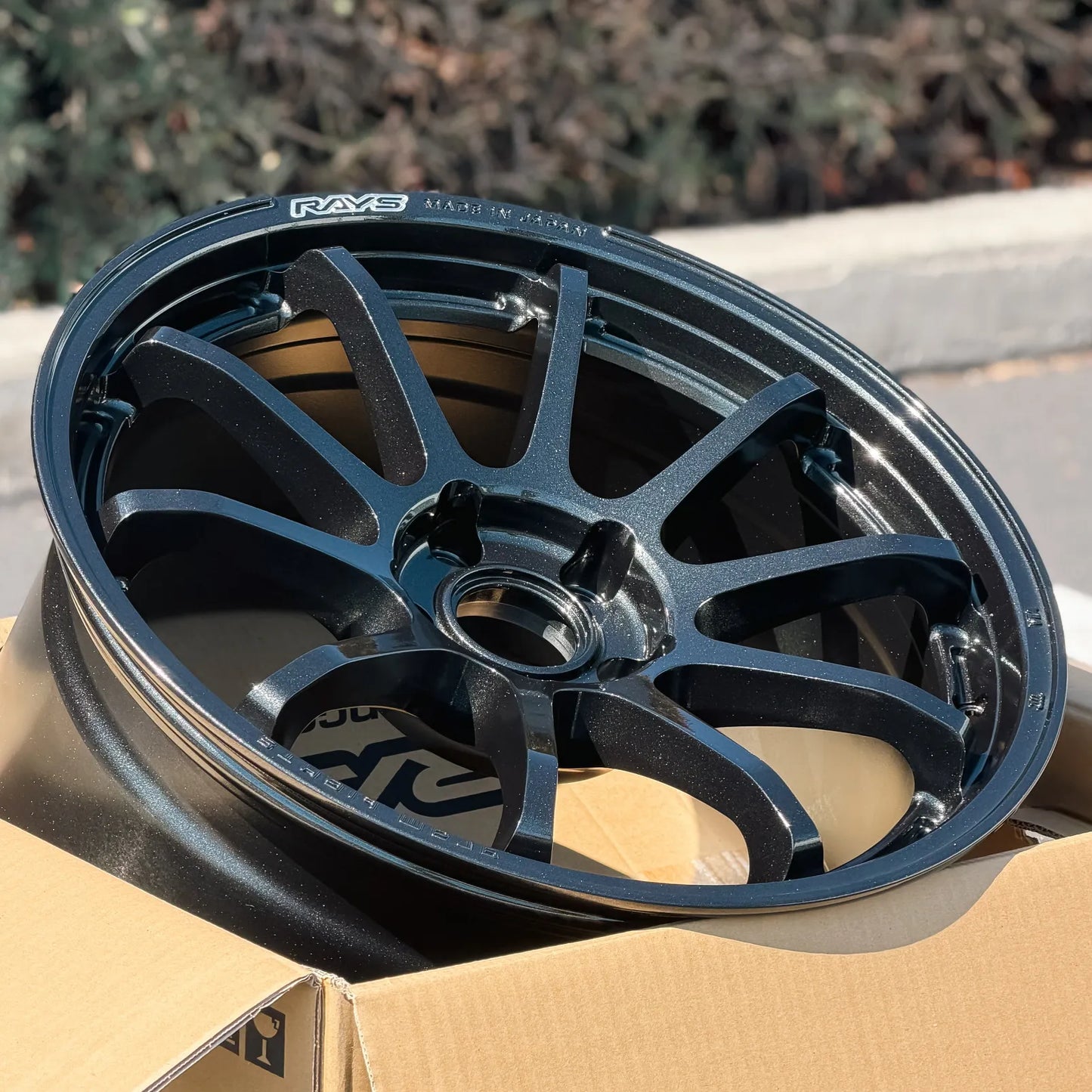 Gram Lights 57NR Glass Black | 18x9.5" +38mm | 5x114.3mm Wheel