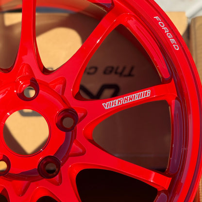 Volk Racing CE28N-Plus 17x10 +44 5x114.3 Red (SET)