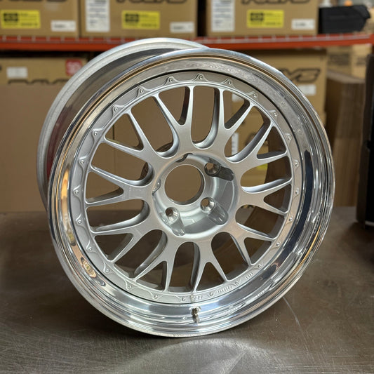 BBS E88 18x10 +16, 18x11 +24 5x120 Silver (SET)