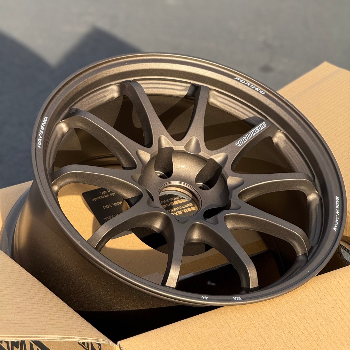 Volk Racing CE28N-Plus 17x9 +22 5x114.3 Blast Bronze (SET)