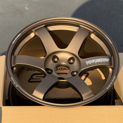 Volk Racing TE37 Saga S-Plus 17x9 +22 5x114.3 Bronze (SET)