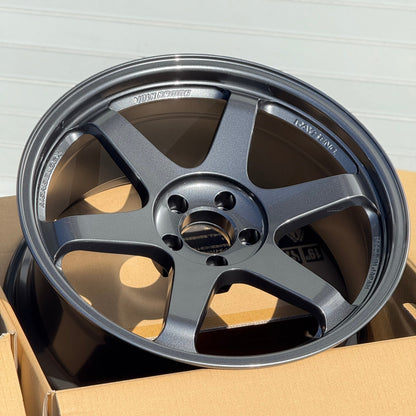 Volk Racing TE37SL 19x9.5 +22, 19x10.5 +35 5x112 Dark Gunmetal (SET)