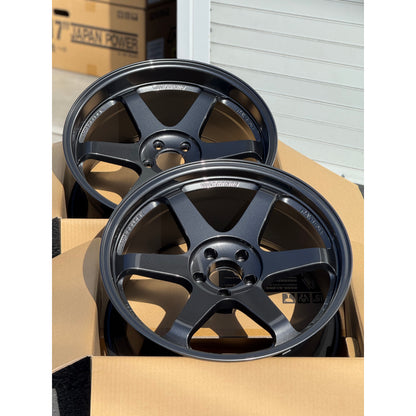 Volk Racing TE37SL 19x9.5 +22, 19x10.5 +35 5x112 Dark Gunmetal (SET)