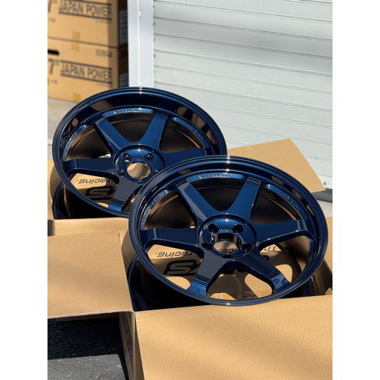 Volk Racing TE37SL 19x9.5 +22, 19x10.5 +35 5x112 Mag Blue (SET)