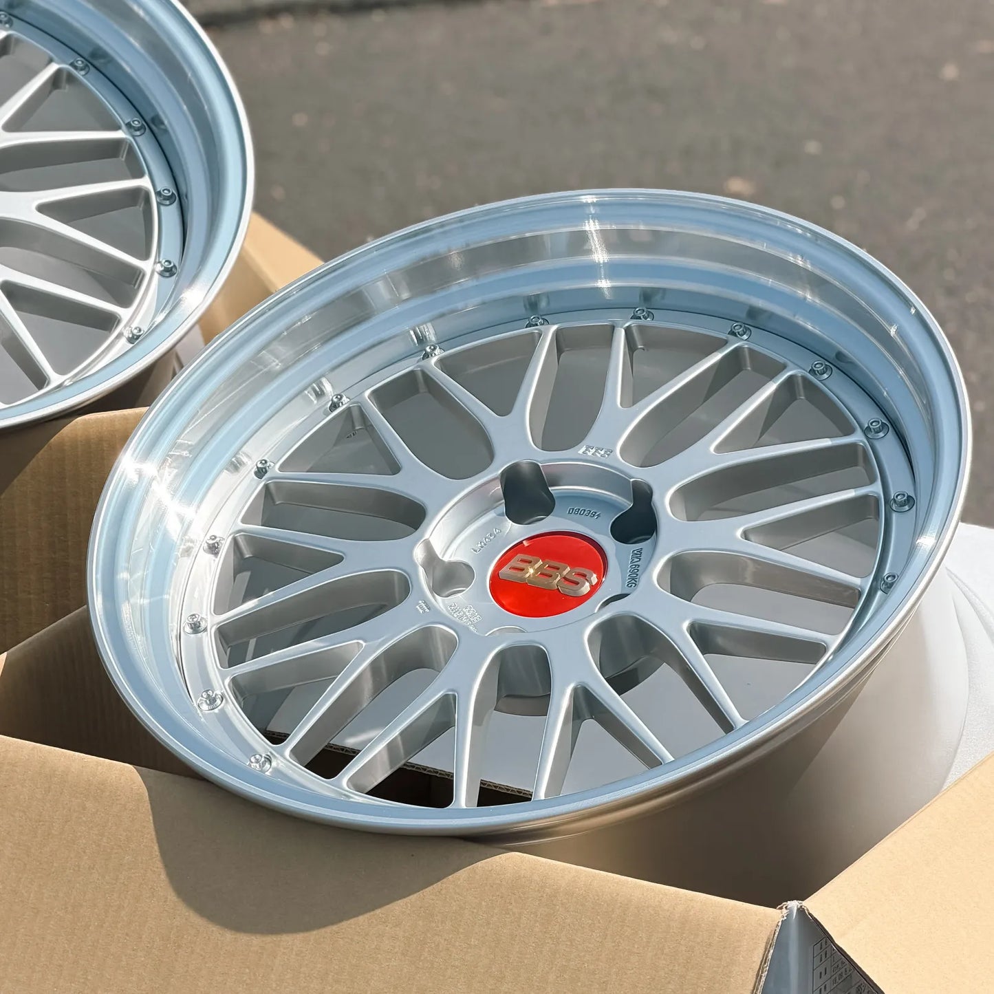BBS LM 19x9.5 +22, 19x11 +37 5x120 Diamond Silver (SET)