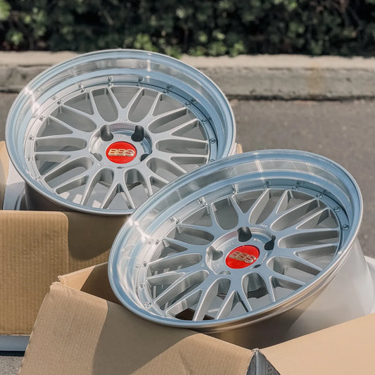 BBS LM 19x10 +25, 19x11 +25 5x120 Diamond Silver (SET)