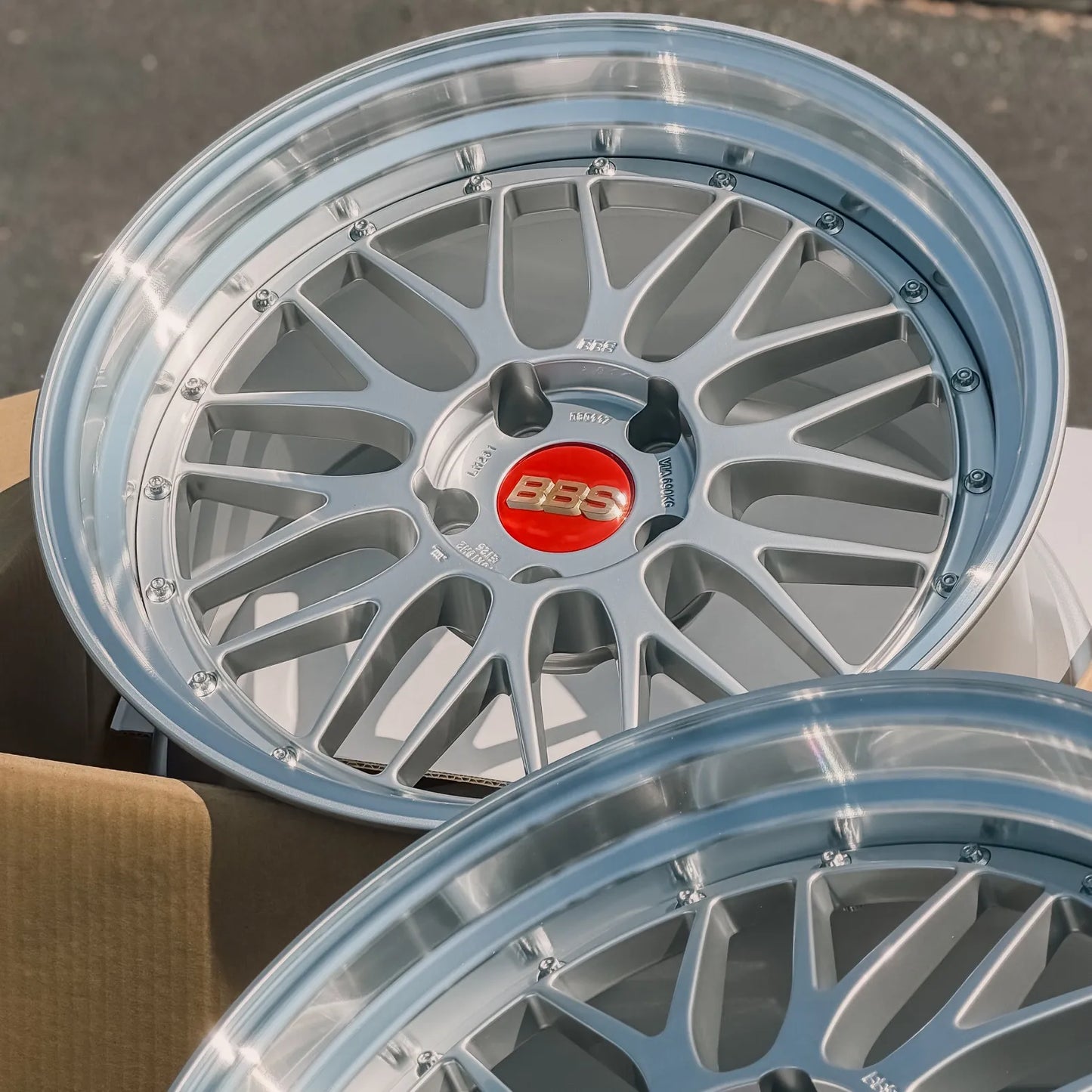BBS LM 19x10 +25, 19x11 +25 5x120 Diamond Silver (SET)