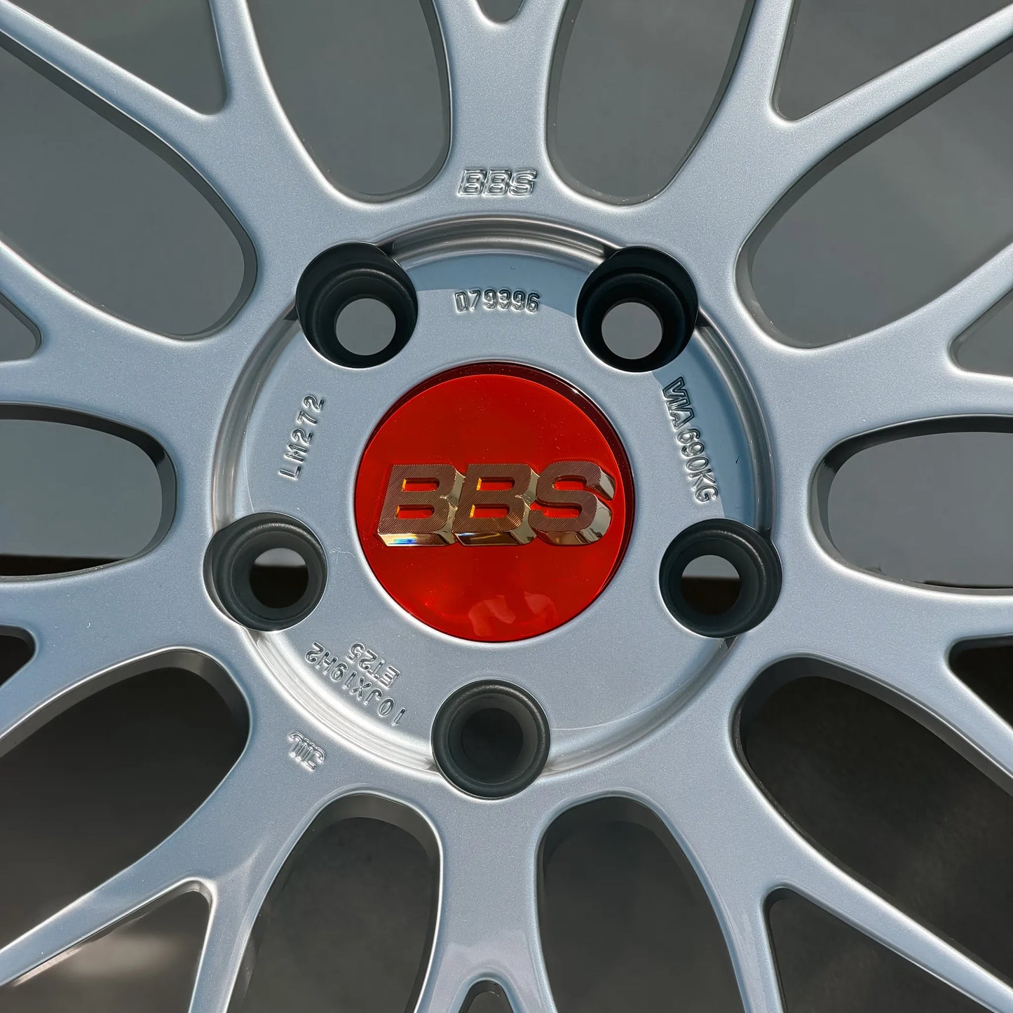 BBS LM 19x10 +25, 19x11 +25 5x120 Diamond Silver (SET)