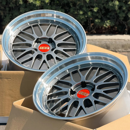 BBS LM 19x9.5 +22, 19x11 +37 5x120 Diamond Black (SET)