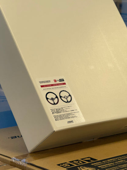 RAYS x VERTEX Collab Steering Wheel / Volk Racing - Red 330mm