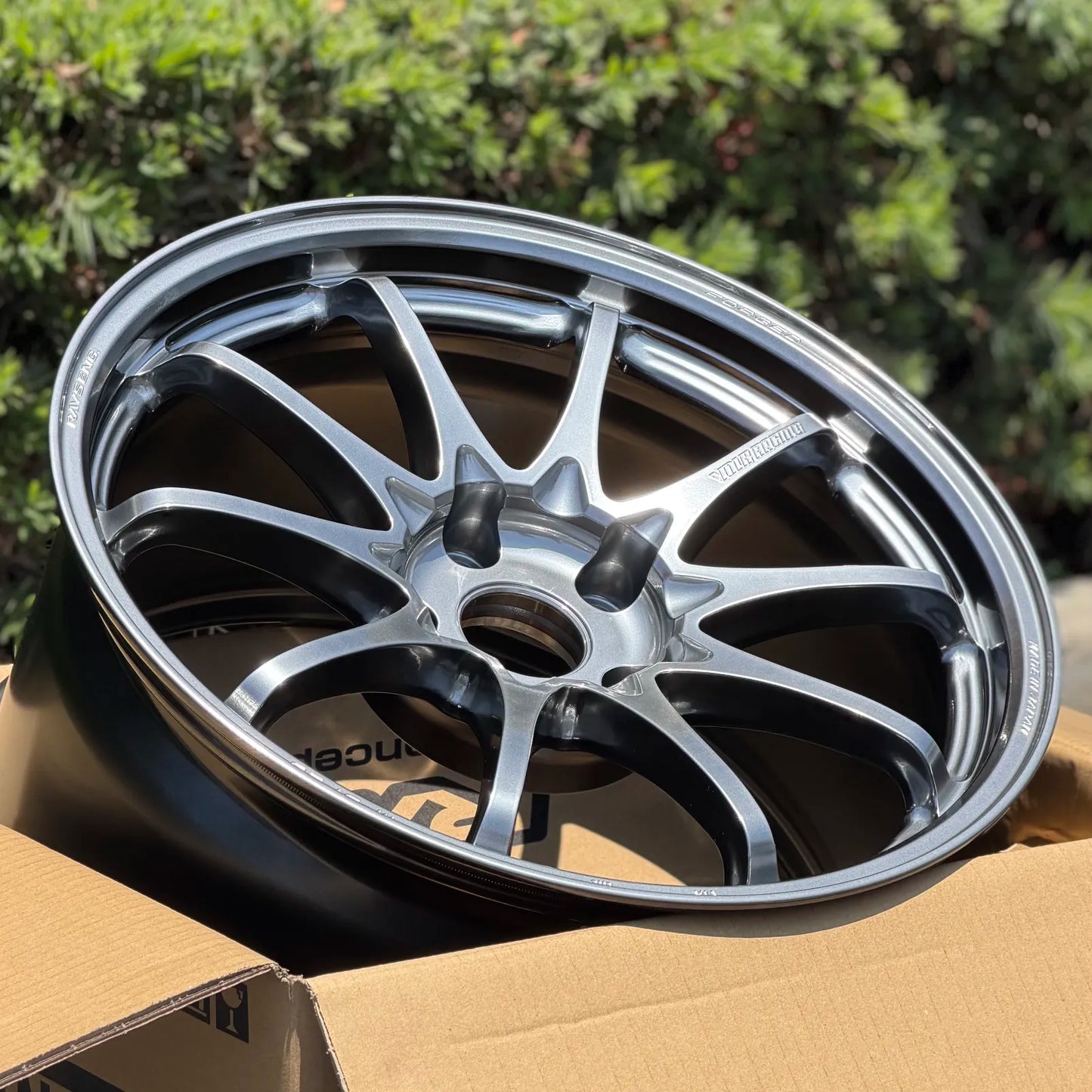 Volk Racing CE28N-Plus 18x10 +40 5x120 Shining Light Metal (SET)