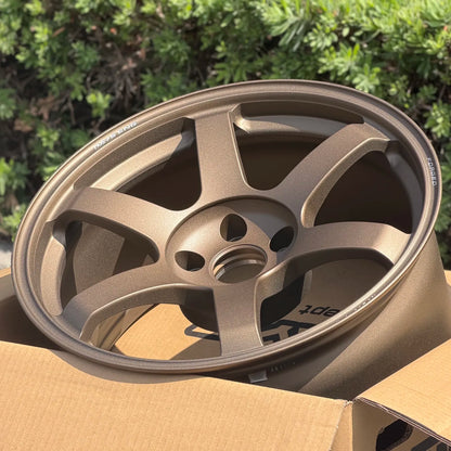 Volk Racing TE37 Saga SL 18x9.5 +22 5x114.3 Matte Gunbronze (SET)