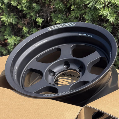Volk Racing TE37XT M-Spec 17x8.5 -10 6x139.7 Blast Black (SET)