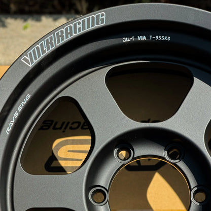 Volk Racing TE37XT M-Spec 17x8.5 -10 6x139.7 Blast Black (SET)