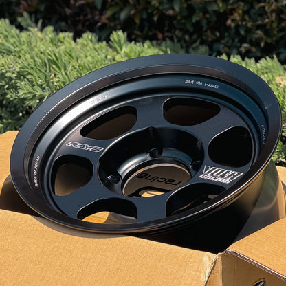 Volk Racing TE37XT Black Shadow LTD 16x8 +0 5x150 Matte Translucent Black (SET)