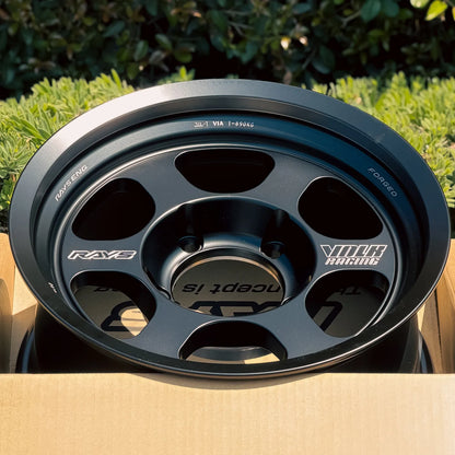 Volk Racing TE37XT Black Shadow LTD 16x8 +0 5x150 Matte Translucent Black (SET)