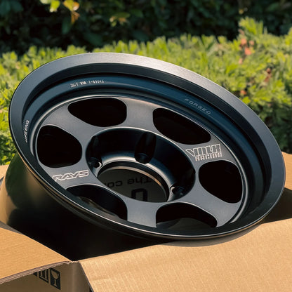Volk Racing TE37XT Black Shadow LTD 16x8 +0 5x150 Matte Translucent Black (SET)