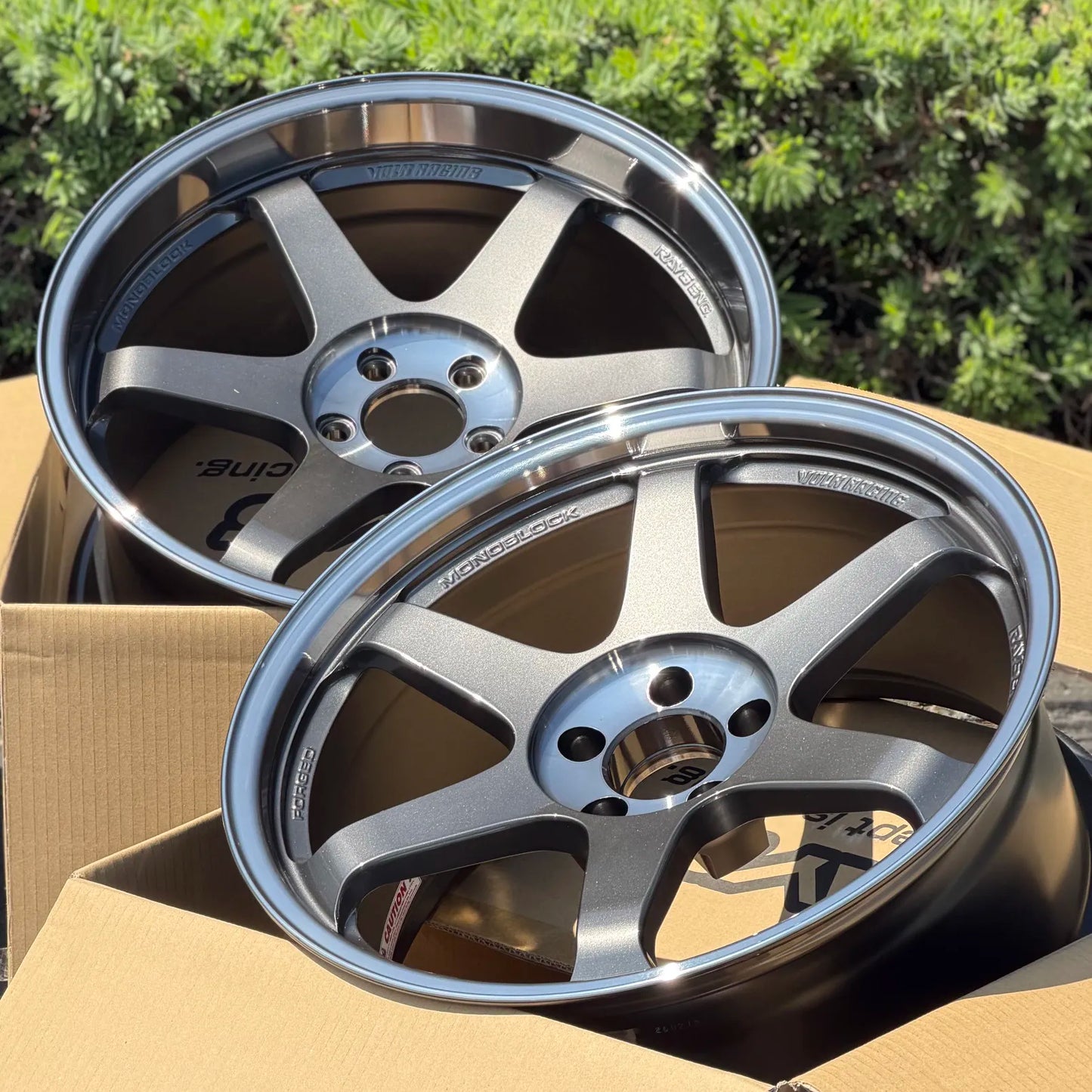 Volk Racing TE37SL 19x9.5 +22, 19x10.5 +35 5x112 Pressed Graphite (SET)