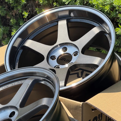 Volk Racing TE37SL 19x9.5 +22, 19x10.5 +35 5x112 Pressed Graphite (SET)
