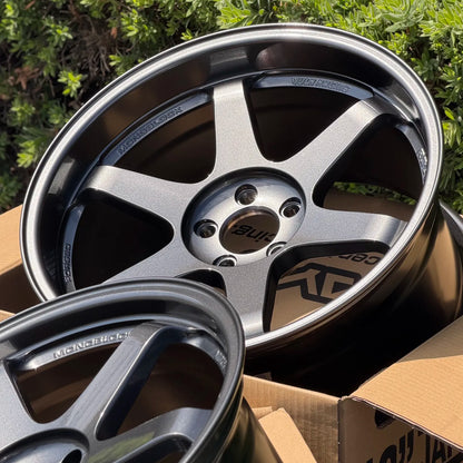 Volk Racing TE37SL 19x9.5 +22, 19x10.5 +35 5x112 Dark Gunmetal (SET)
