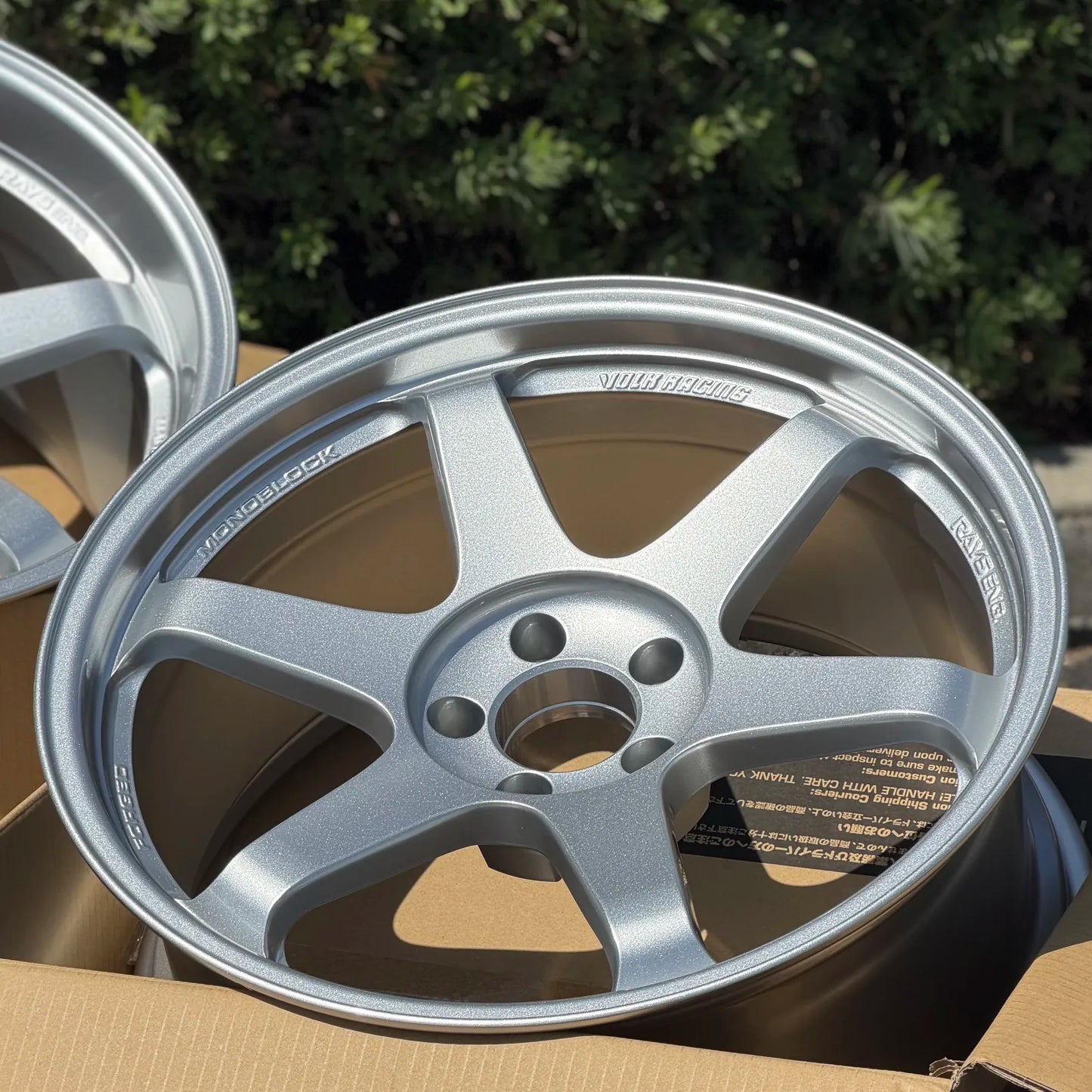 Volk Racing TE37SL 19x9.5 +22, 19x10.5 +35 5x112 Diamond Silver (SET)