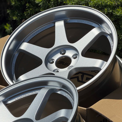 Volk Racing TE37SL 19x9.5 +22, 19x10.5 +35 5x112 Diamond Silver (SET)
