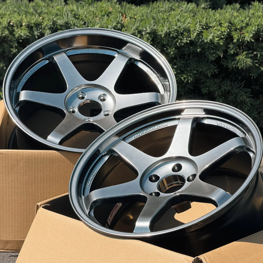 Volk Racing TE37SL 19x9.5 +22, 19x10.5 +35 5x112 Shining Light Metal (SET)