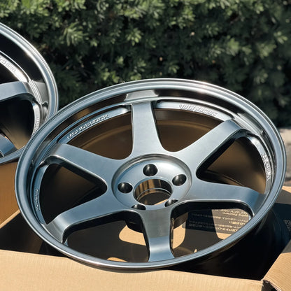 Volk Racing TE37SL 19x9.5 +22, 19x10.5 +35 5x112 Shining Light Metal (SET)