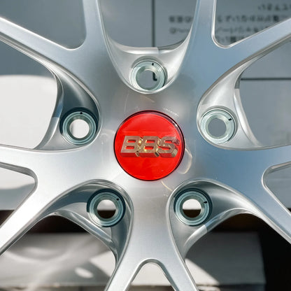 BBS RI-A 18x10 +25, 18x11 +37 5x120 Diamond Silver (SET)
