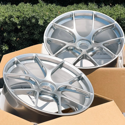 BBS FI-R 20x9.5 +50, 20x12 +44 CL Diamond Silver (SET)