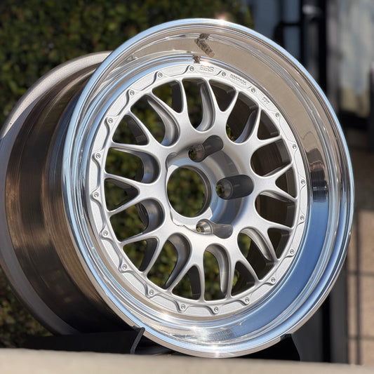 BBS E87 17x9 +29.5 5x120 Silver (SET)