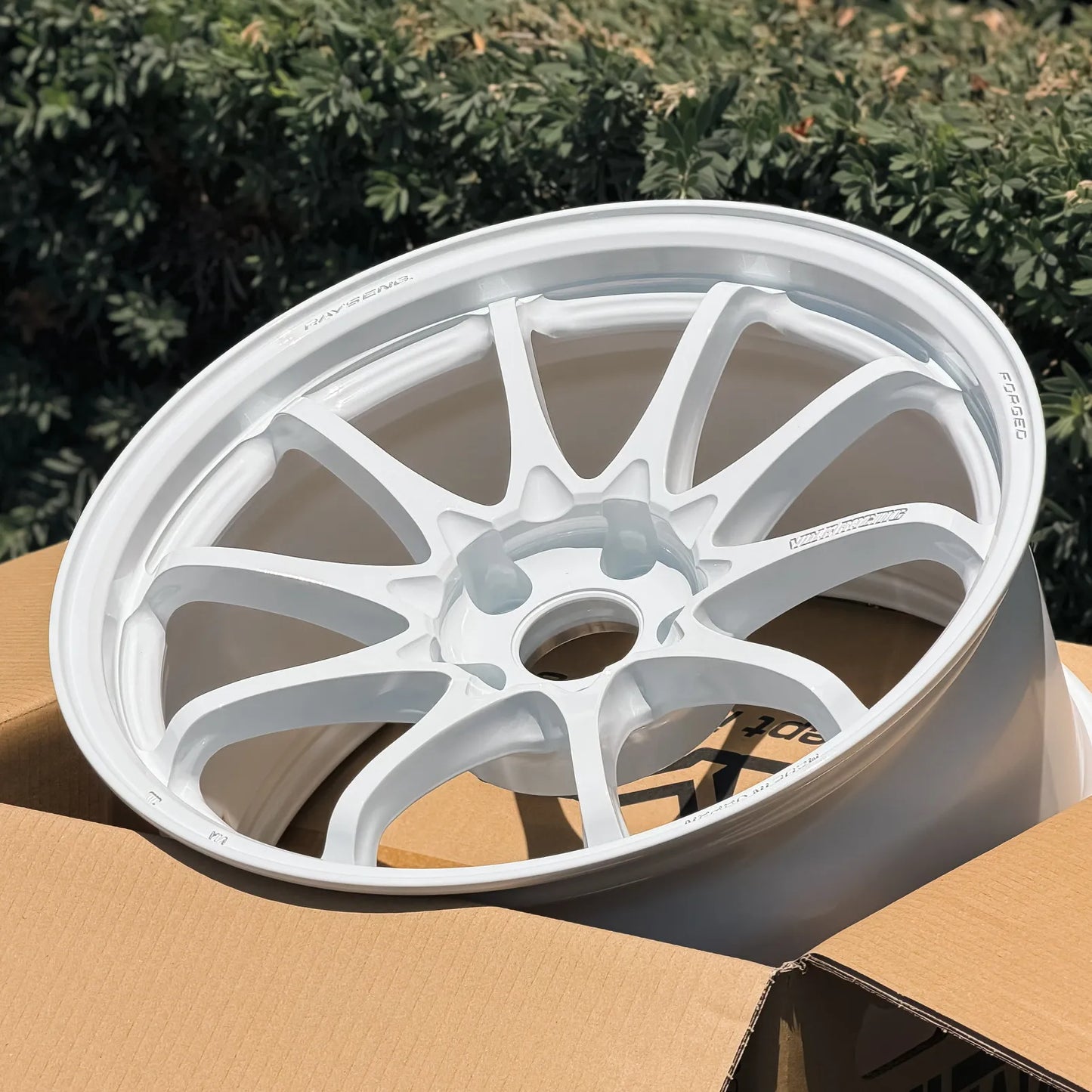 Volk Racing CE28N-Plus 18x9.5 +22 5x114.3 Dash White (SET)