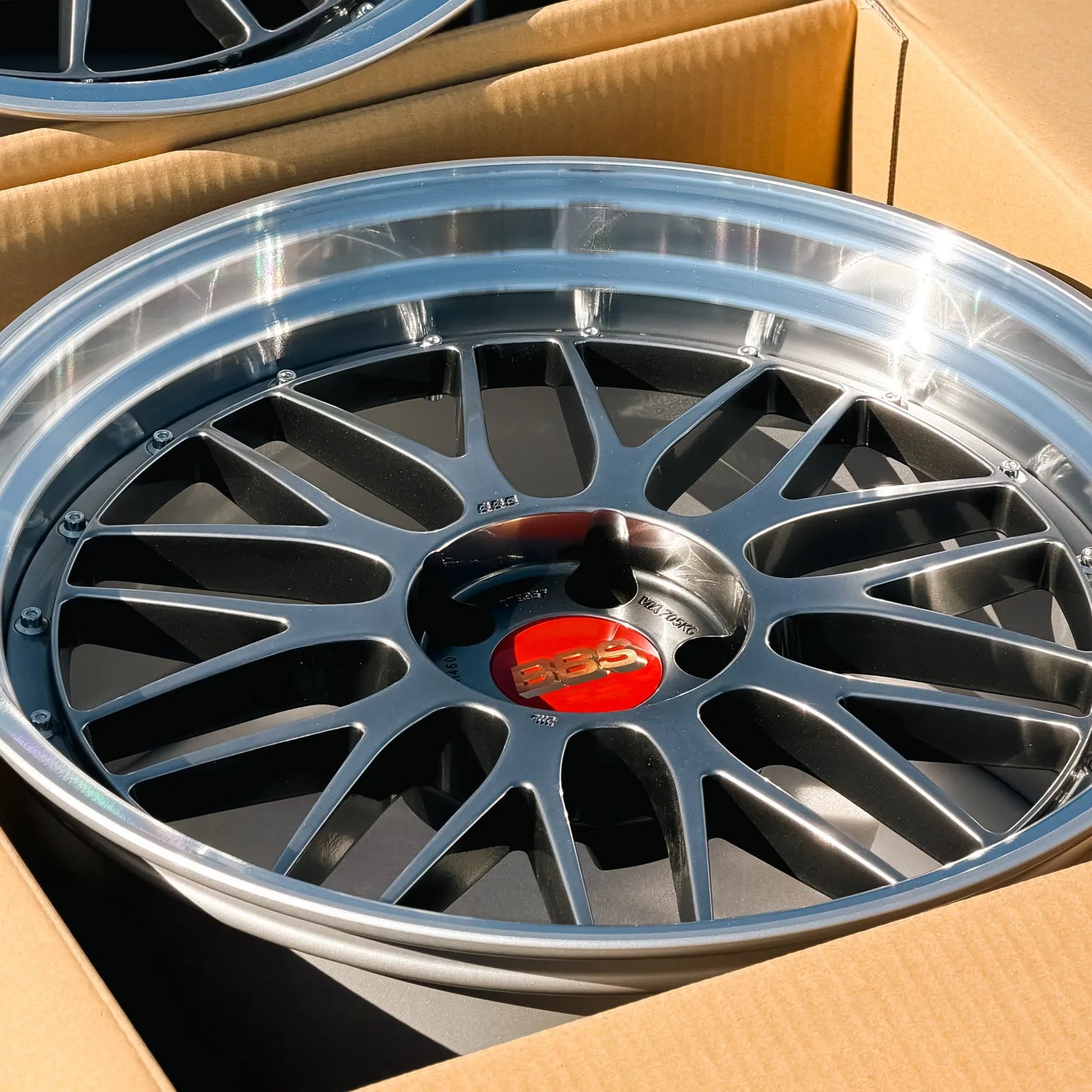 BBS LM 20x9.5 +8, 20x10.5 +15 5x112 Diamond Black (SET)