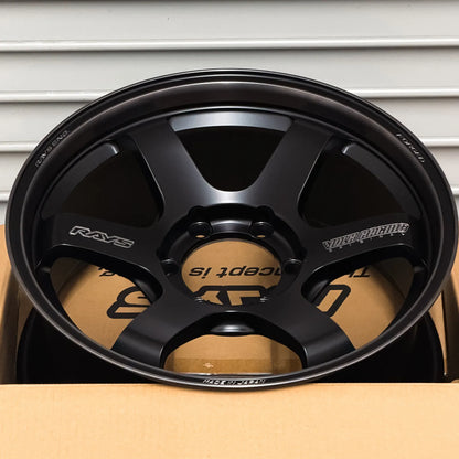 Volk Racing TE37SB Black Shadow LTD 18x8.5 +22 6x139.7 Matte Translucent Black (SET)