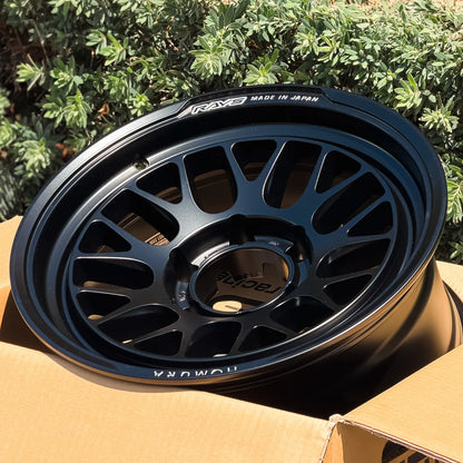 Rays Homura 2x9L-RA 17x8.5 -10 6x139.7 Semigloss Black (SET)