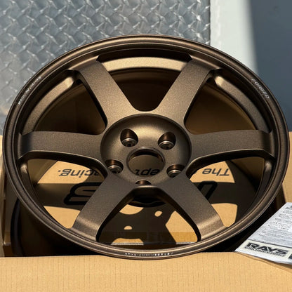 Volk Racing TE37 Saga S-Plus 30th Anniversary Sticker Ver. 18x9.5 +38 5x114.3 Bronze (SET)