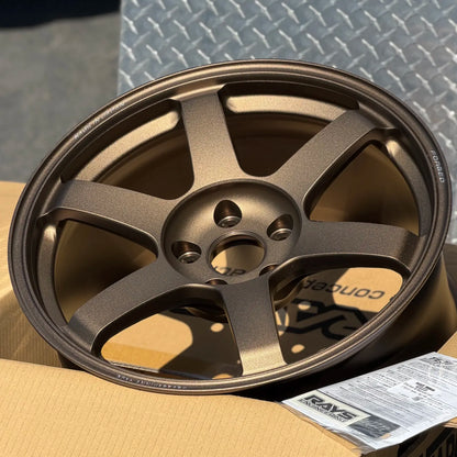 Volk Racing TE37 Saga S-Plus 30th Anniversary Sticker Ver. 18x9.5 +38 5x114.3 Bronze (SET)