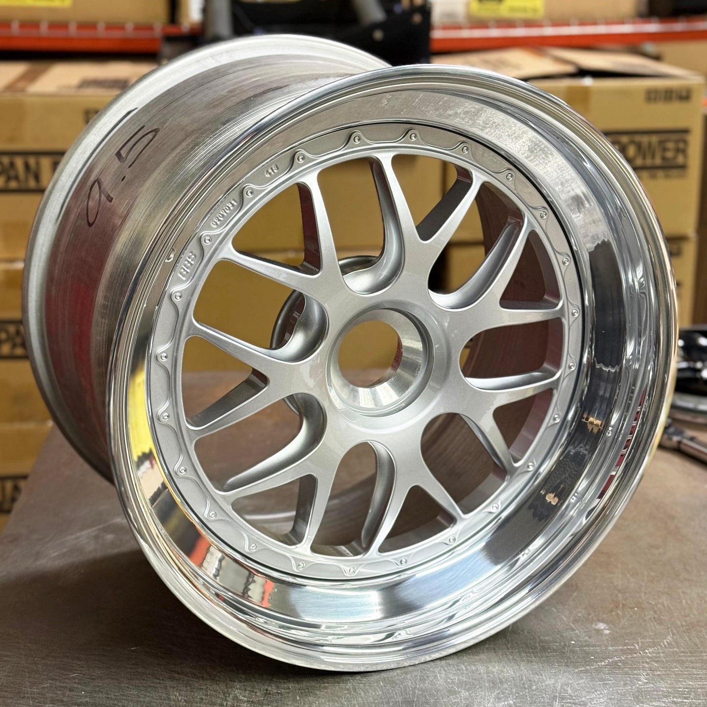 BBS E07 19x9.5 +41, 19x12.5 +41 CL Silver (SET)