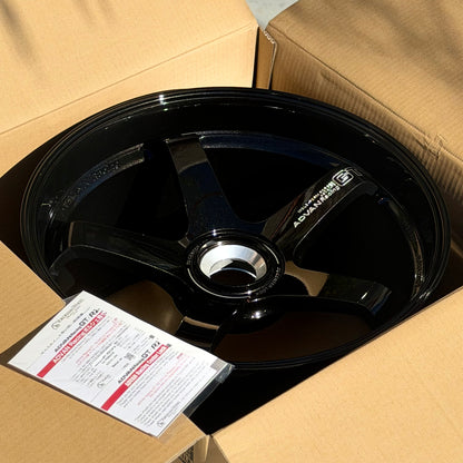 Advan GT for Porsche 20x10 +45, 21x13 +31 CL Racing Titanium Black (SET)