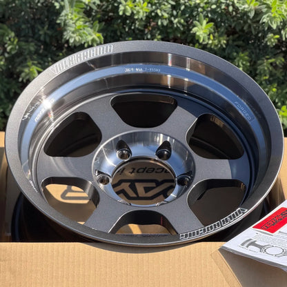 Volk Racing TE37XT SL M-Spec 17x8.5 -10 6x139.7 Pressed Graphite (SET)
